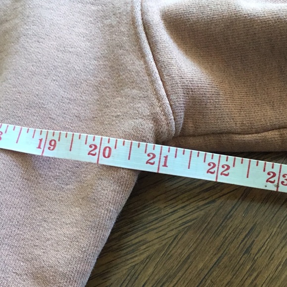 MATE The Label Organic Cotton Shrunken Crewneck Sweatshirt Medium in Amber - Picture 12 of 14